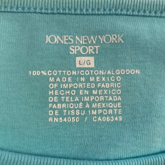 JONES NEW YORK 100% COTTON PANT SET SIZE L - Picture 3 of 8